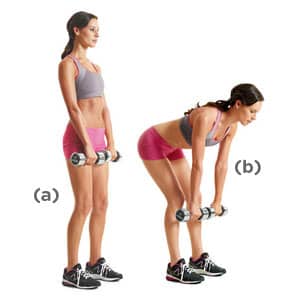 Deadlifts with a Dumbbell 