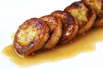 Fried Bananas with Honey