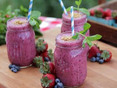 Strawberry Blueberry Smoothie Recipe