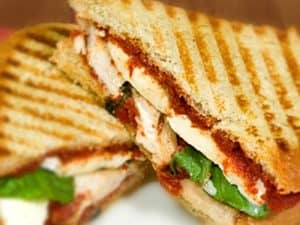 Champion chicken panini