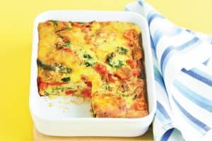 Oven-baked frittata
