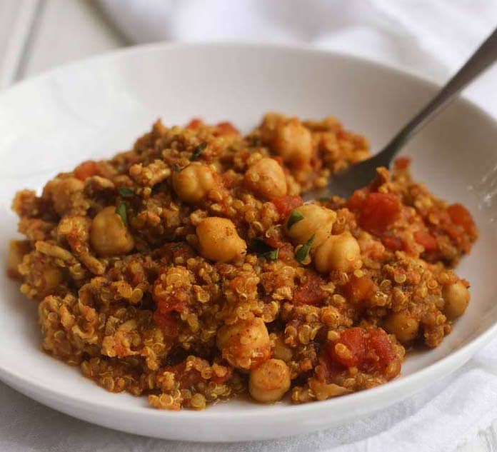 Turkey and quinoa Thai-style low-sugar curry
