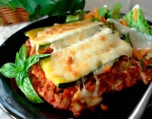 Light lasagna no sugar