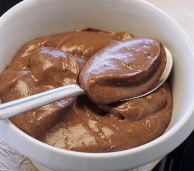 No added sugar - Tofu protein chocolate pudding