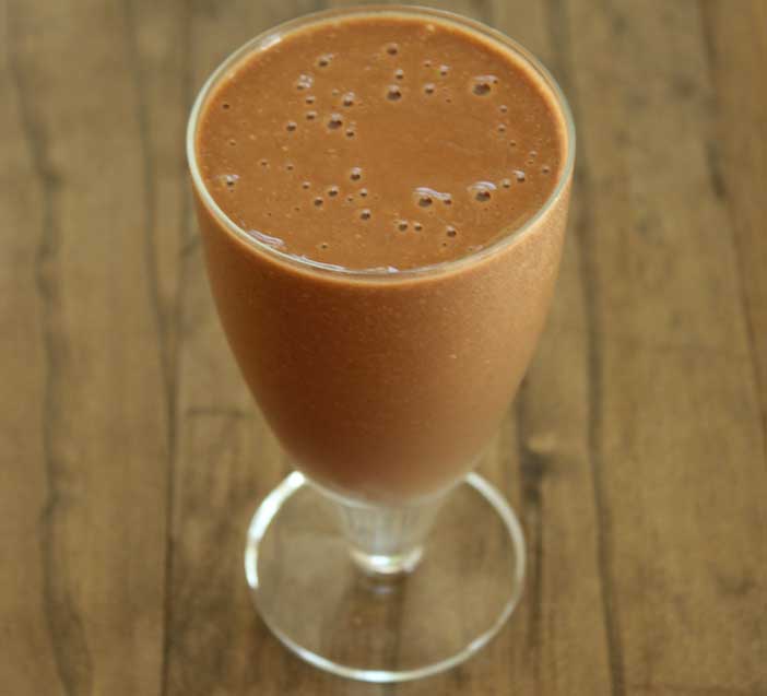 Coffee and coconut booster shake