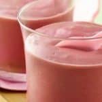 Strawberries and cream vanilla shake