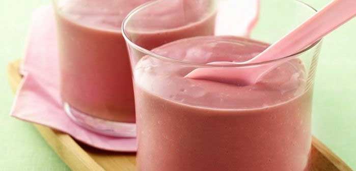  Strawberries and cream vanilla shake