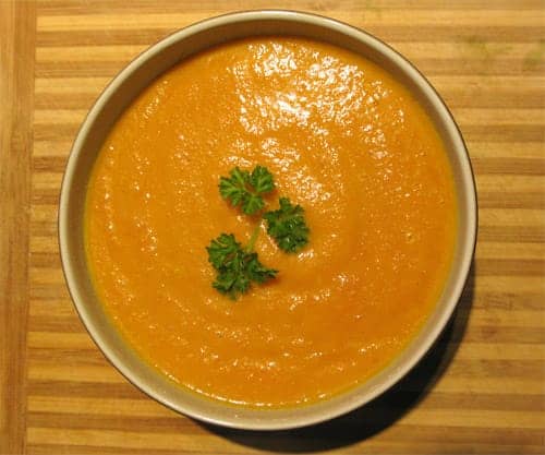 Curried Carrot Soup - 7 Ingredients