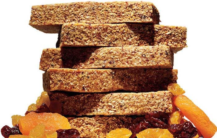 Orange cranberry and oat protein bars