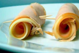 sugar free Turkey-and-cheese-roll-ups