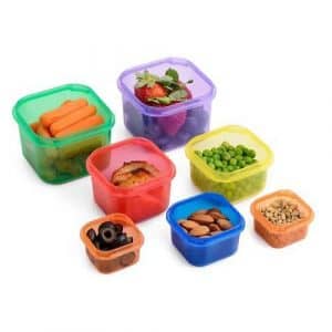 Meal Prep Haven 7 Piece Multi-Colored Portion 