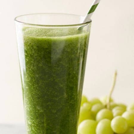 Spinach Grape and Vanilla Shake