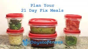 plan your 21 day fix approved meals