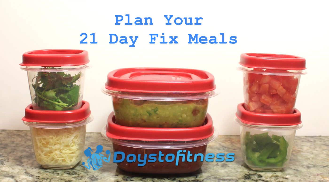 How to Plan Your 21 Day Fix Approved Meals ?