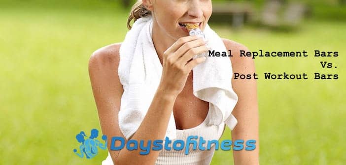 Meal Replacement Bars vs. Post Workout Bars