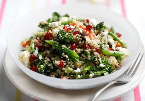 Quinoa, Feta & Broccoli Salad