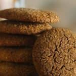 low sugar soft baked ginger cookies