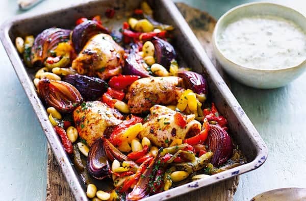 Gluten-Free Harissa Chicken Traybake