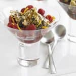 Gluten free Chocolate crunch & raspberry pots