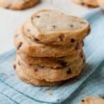gluten-free Crisp orange and chocolate chip shortbread