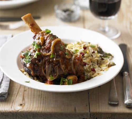 Slow Cooked Lamb Shanks