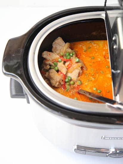 Thai Chicken Slow Cooker Hot Pot