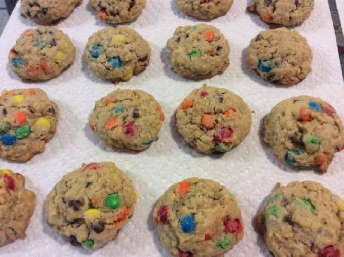 Gluten-Free M&M Cookies