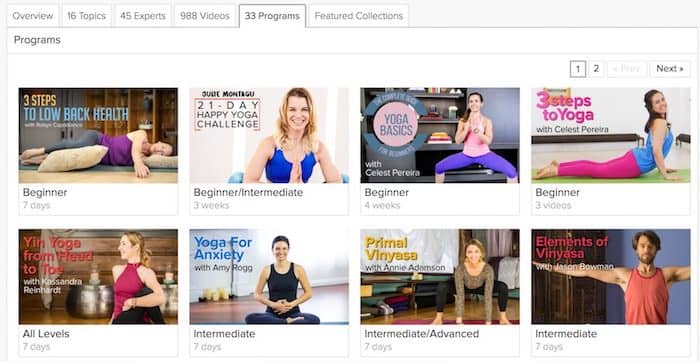 yoga programs at grokker