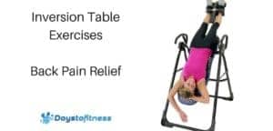 Inversion Table Exercises for Back Pain Relief post