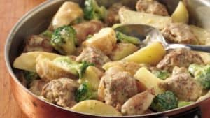 Meatballs and Potatoes