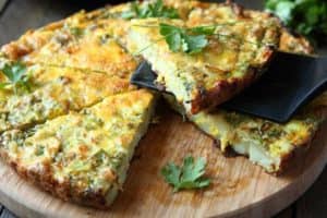 crustless-spinach-quiche low carb recipe