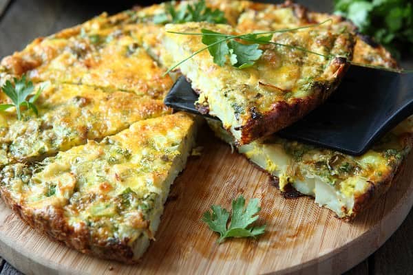 Crustless Spinach Quiche