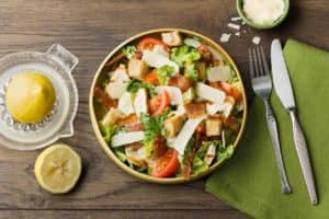 Lemon-chicken Caesar salad post cover