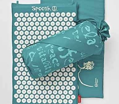 The Spoonk Cotton Pagoda Blue Acupressure Mat