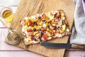 Bacon and Apple Breakfast Flatbreads