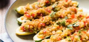 Lentil Stuffed Squash - 7 Ingredients