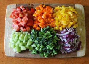 Rainbow Veggie Salad