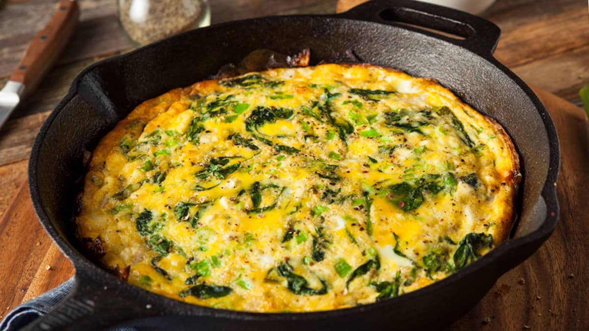 Sweet Potato and Kale Frittata