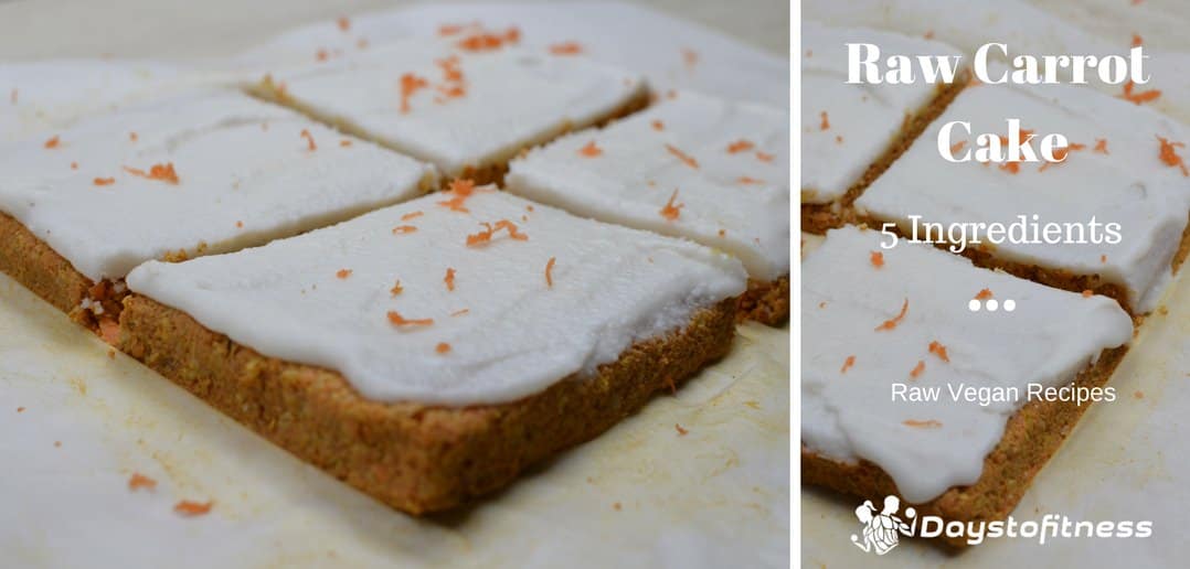 Video - Raw Vegan Carrot Cake - 5 Ingredients