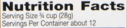 cheerios serving size