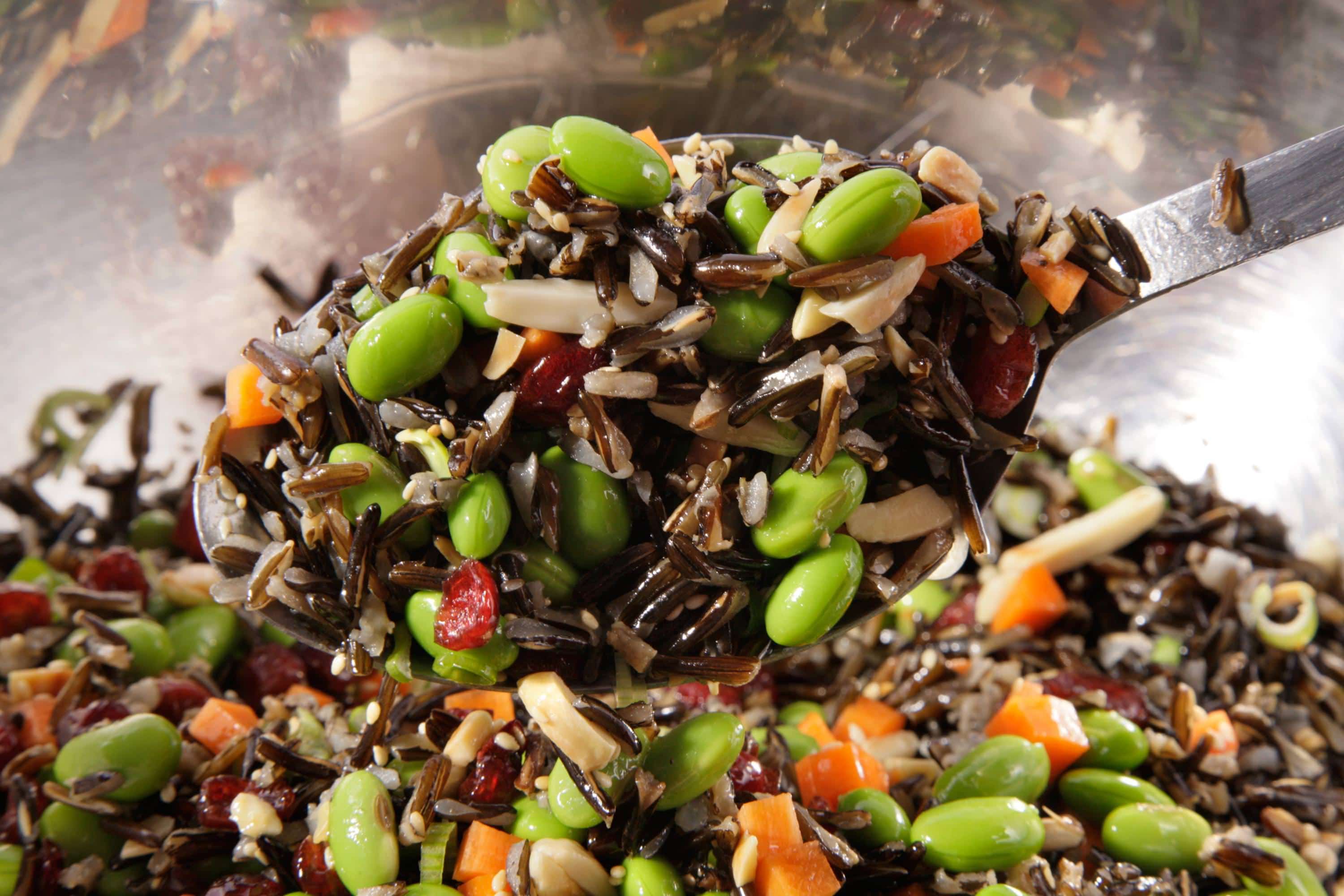Mixed Bean & Wild Rice Salad