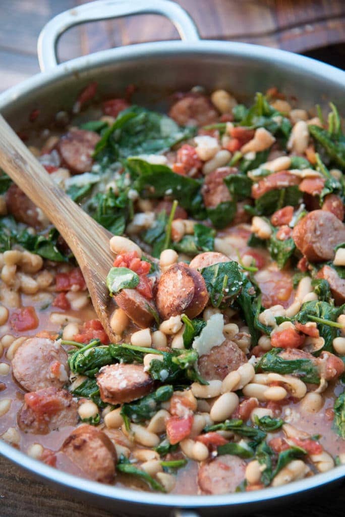 Spinach and Sausage Soup pin
