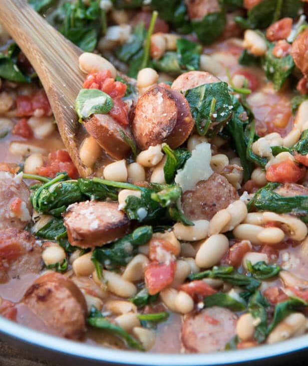 Spinach and Sausage Soup
