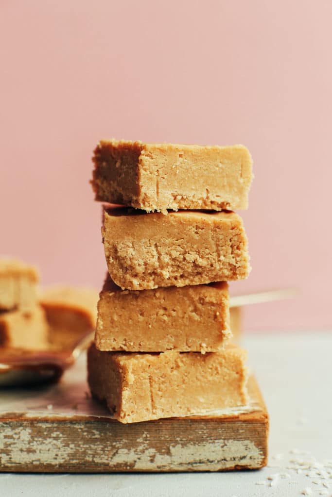 Low Sugar Dessert - Healthy Peanut Butter Fudge  pin